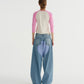 BAGGIE HIGH WAISTED PATCH DENIM