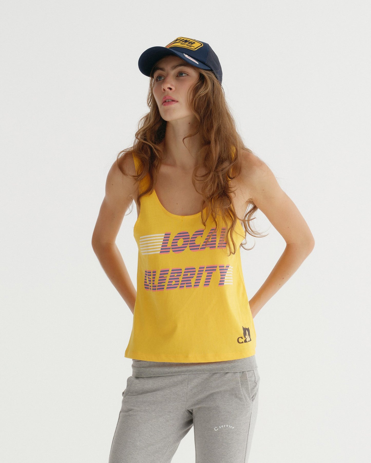 LOCAL CELEBRITY TANK TOP (YELLOW)