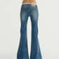 LOW RISE FLARED JEANS (STRETCH)