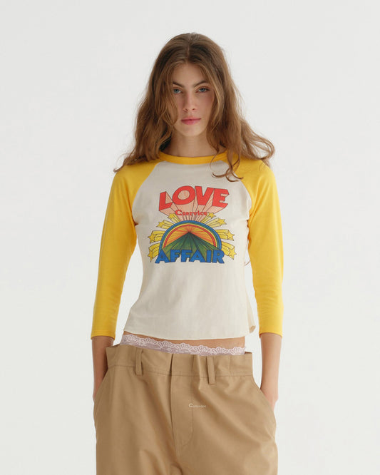 RAGLAN TSHIRT (YELLOW)