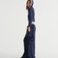 EYELET HOODIE (NAVY)