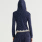 EYELET HOODIE (NAVY)