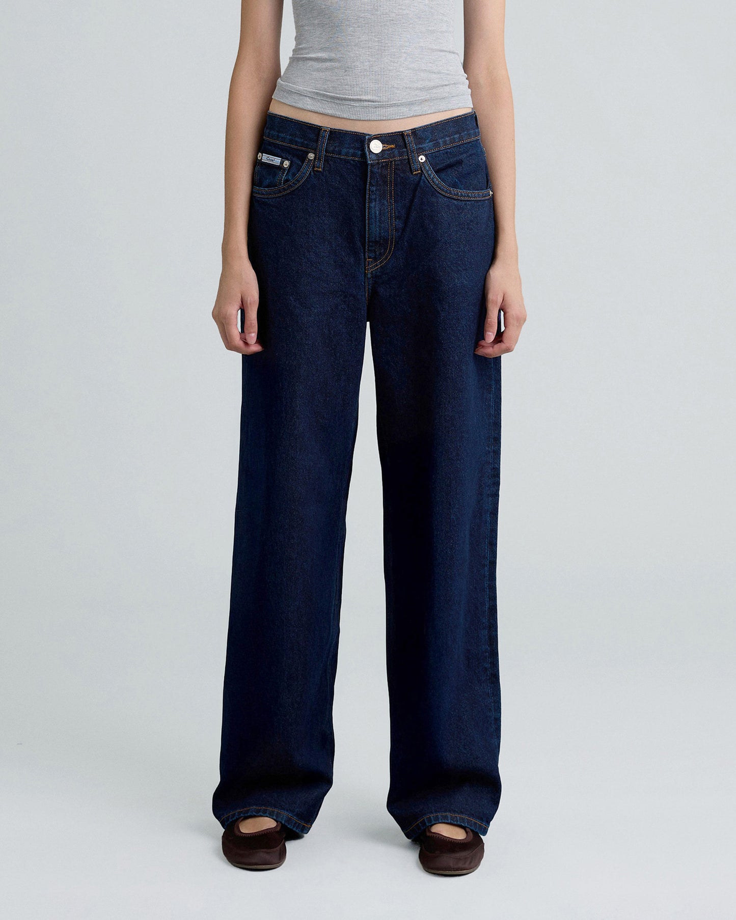 C DENIM STRAIGHT CUT