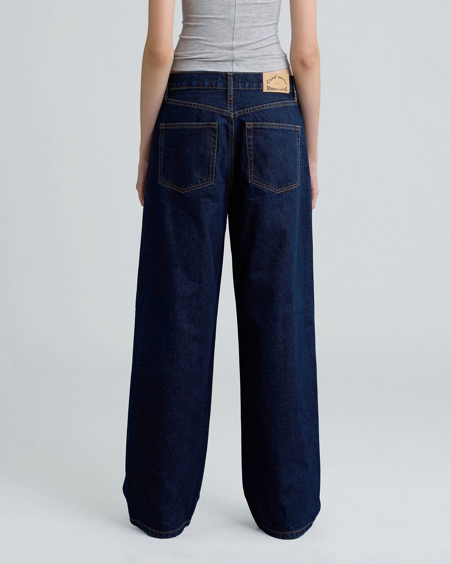 C DENIM STRAIGHT CUT