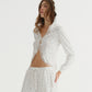 EYELET HOODIE (WHITE)