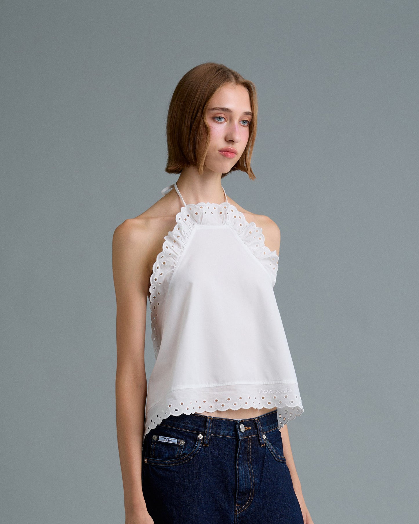 AIRY TRIANGLE TOP