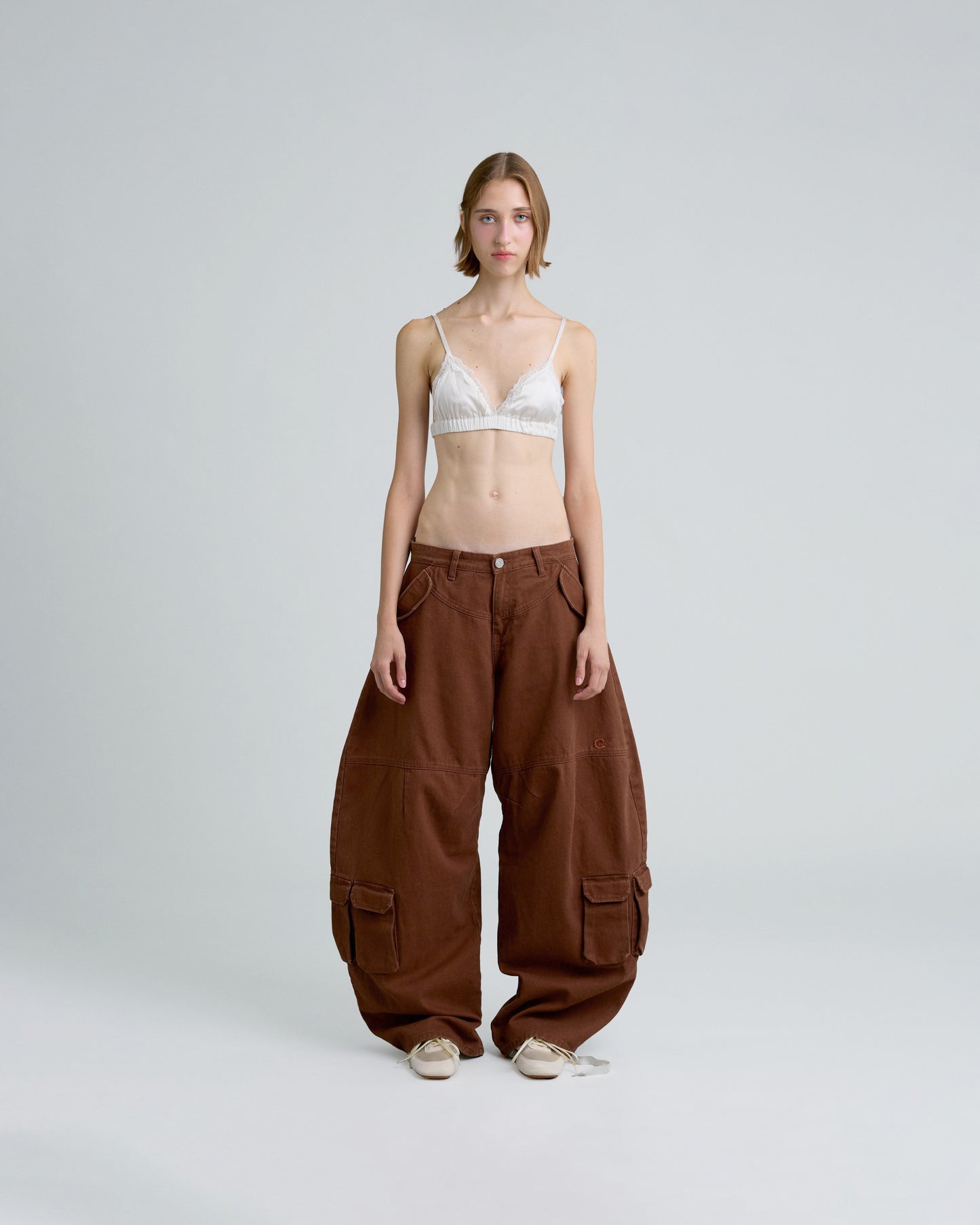 SATIN BRA (OFF WHITE)