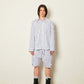 BURMUDA SHORTS STRIPE WHITE/BLUE