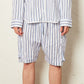 BURMUDA SHORTS STRIPE WHITE/BLUE