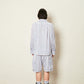 BURMUDA SHORTS STRIPE WHITE/BLUE