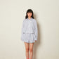 PJ CARGO SHORTS STRIPE WHITE/BLUE