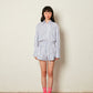 PJ CARGO SHORTS STRIPE WHITE/BLUE