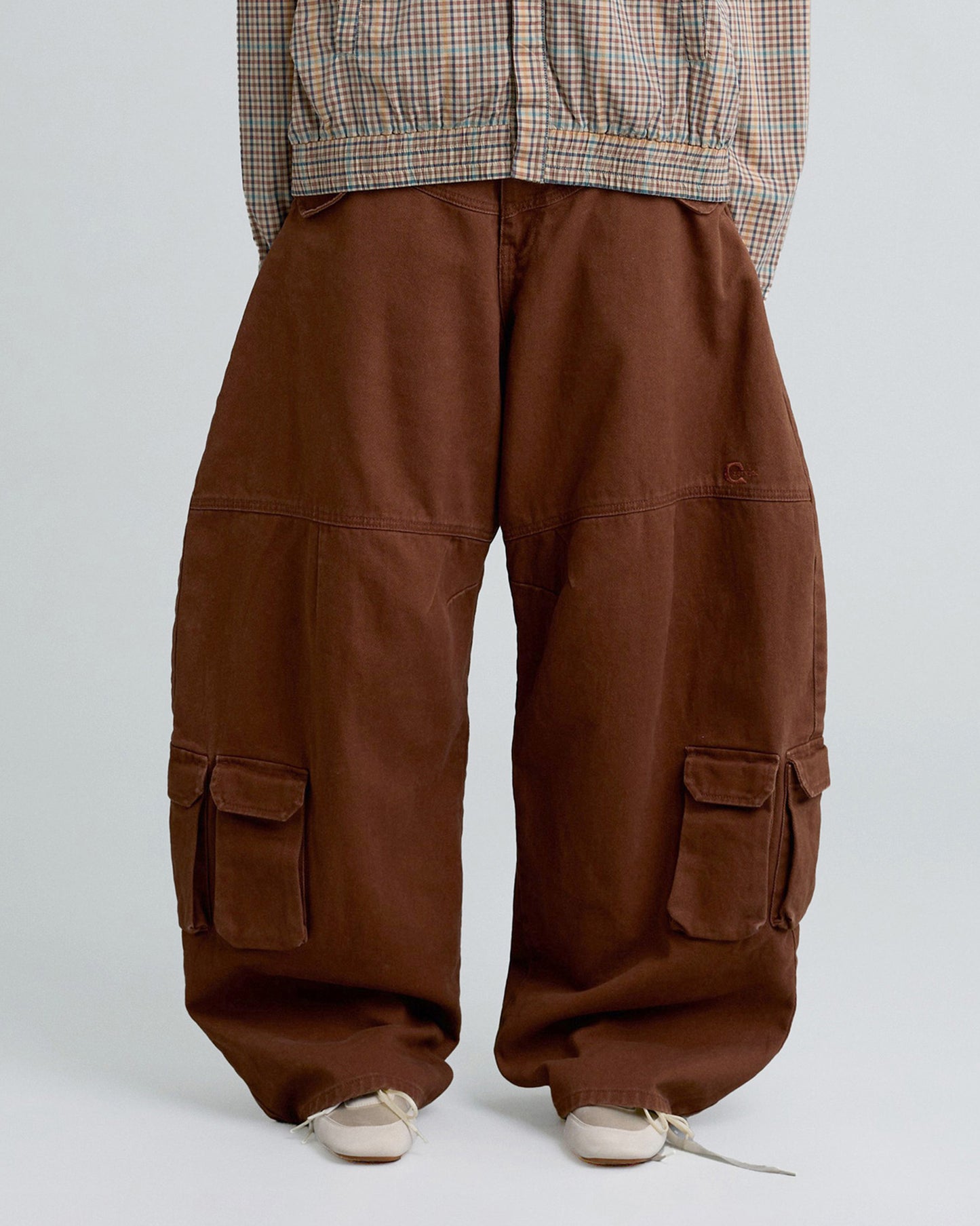 CARGO PANTS (BROWN)