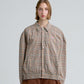 GINGHAM JACKET (BROWN)