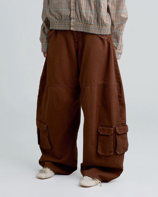 CARGO PANTS (BROWN)
