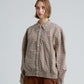 GINGHAM JACKET (BROWN)