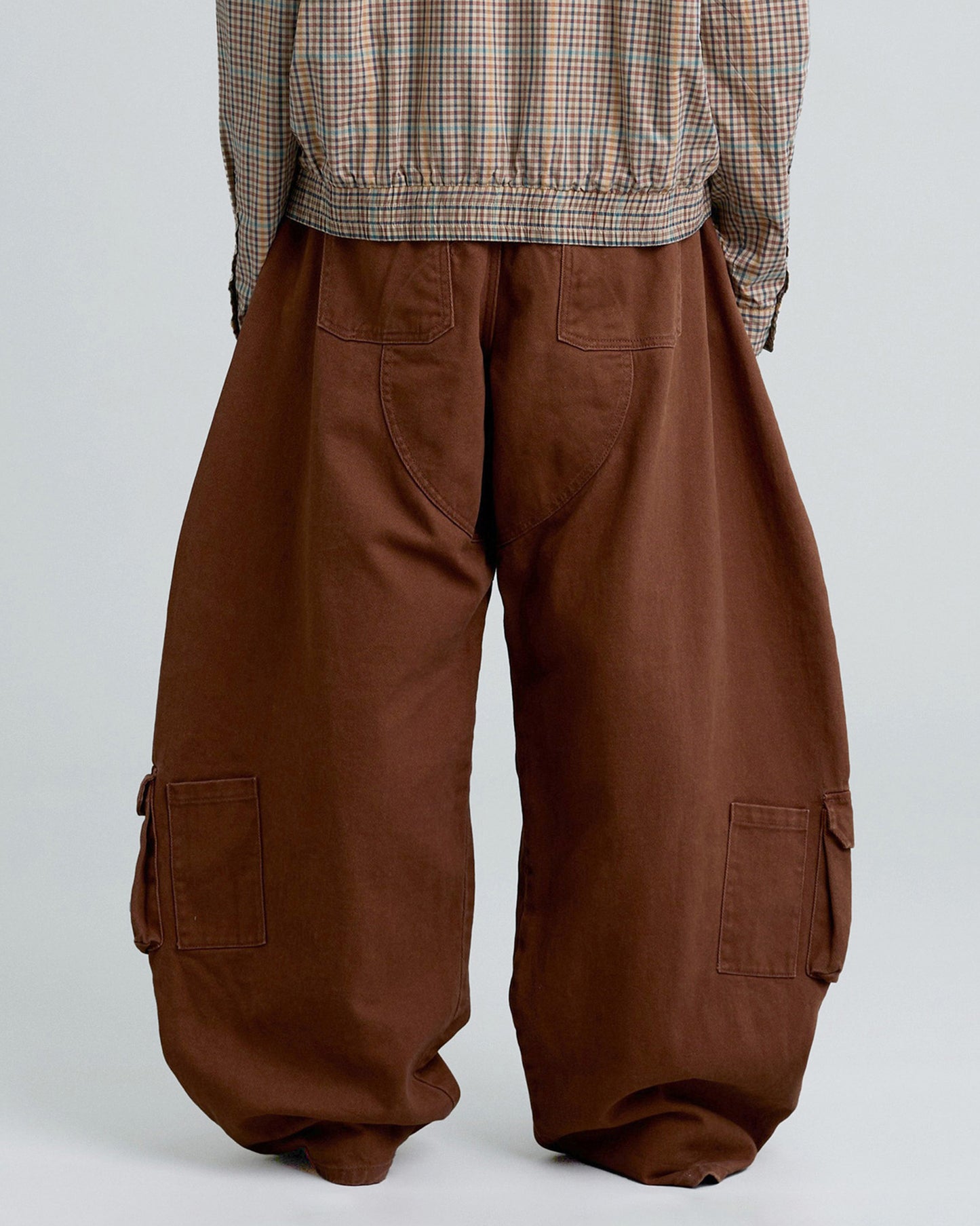 CARGO PANTS (BROWN)