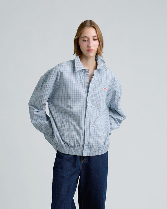 GINGHAM JACKET (BLUE)
