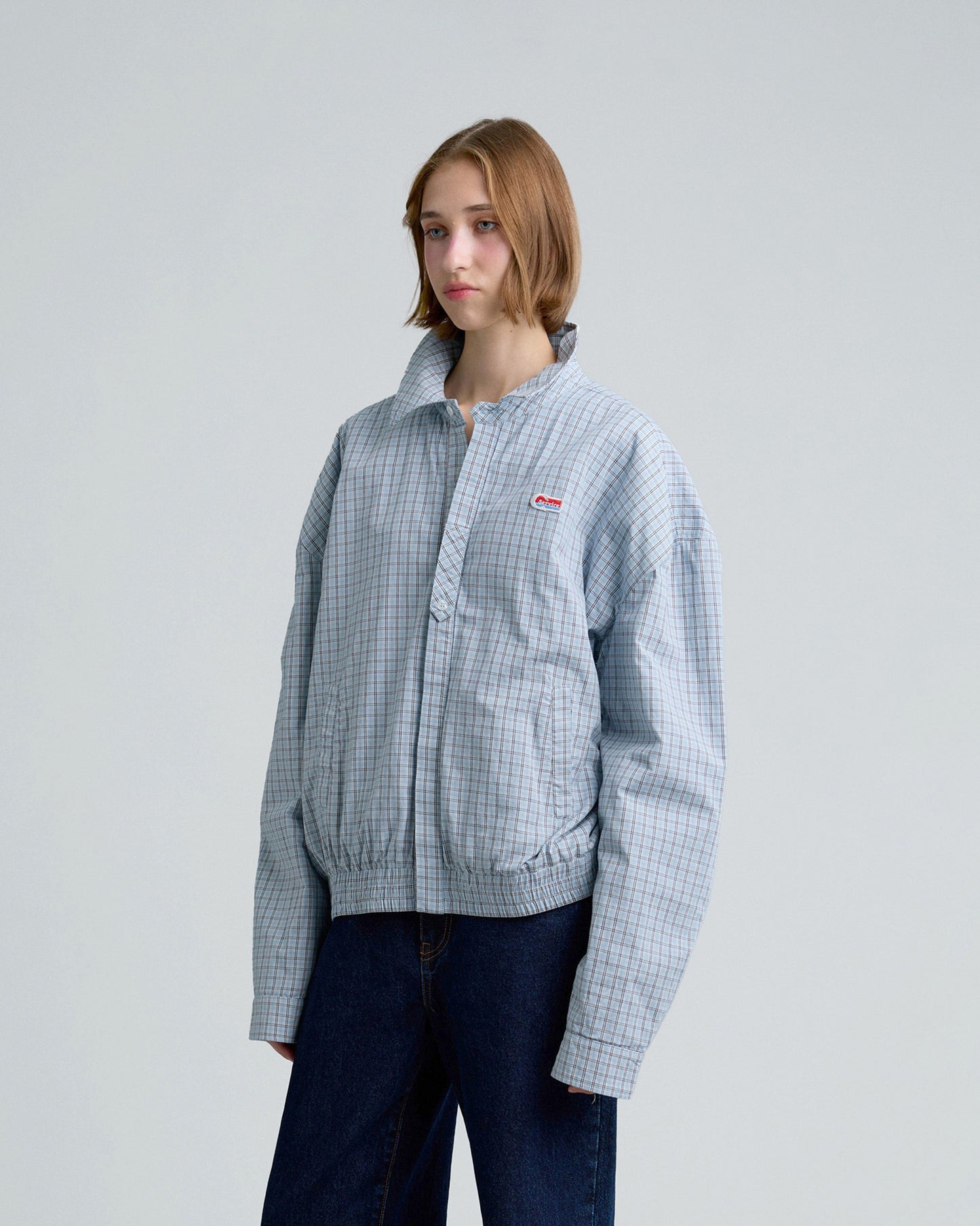 GINGHAM JACKET (BLUE)