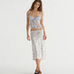 CHIFFON C FLOWER PRINT CAMISOLE (BLUE)
