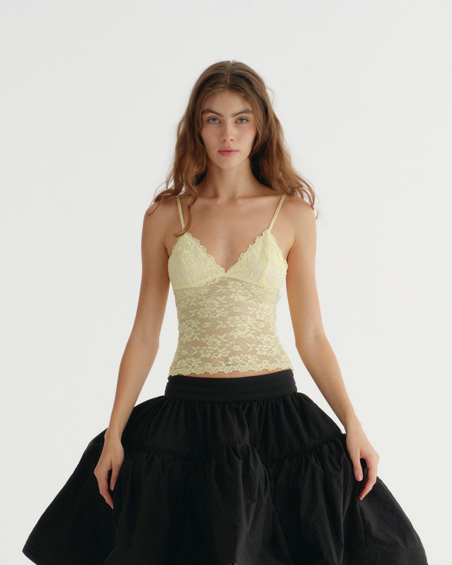 LACE CAMISOLE (YELLOW)