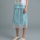 MIDI SATIN SKIRT (MINT)