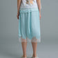 MIDI SATIN SKIRT (MINT)