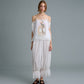AIRY LACE HEM PANTS