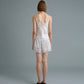 C LACE TRIMMED SATIN SHORTS (OFF WHITE)