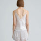 C LACE TRIMMED SATIN SHORTS (OFF WHITE)