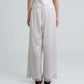 C LACE TRIMMED SATIN PANTS (OFF WHITE)