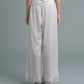 C LACE TRIMMED SATIN PANTS (OFF WHITE)