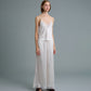 C LACE TRIMMED SATIN PANTS (OFF WHITE)