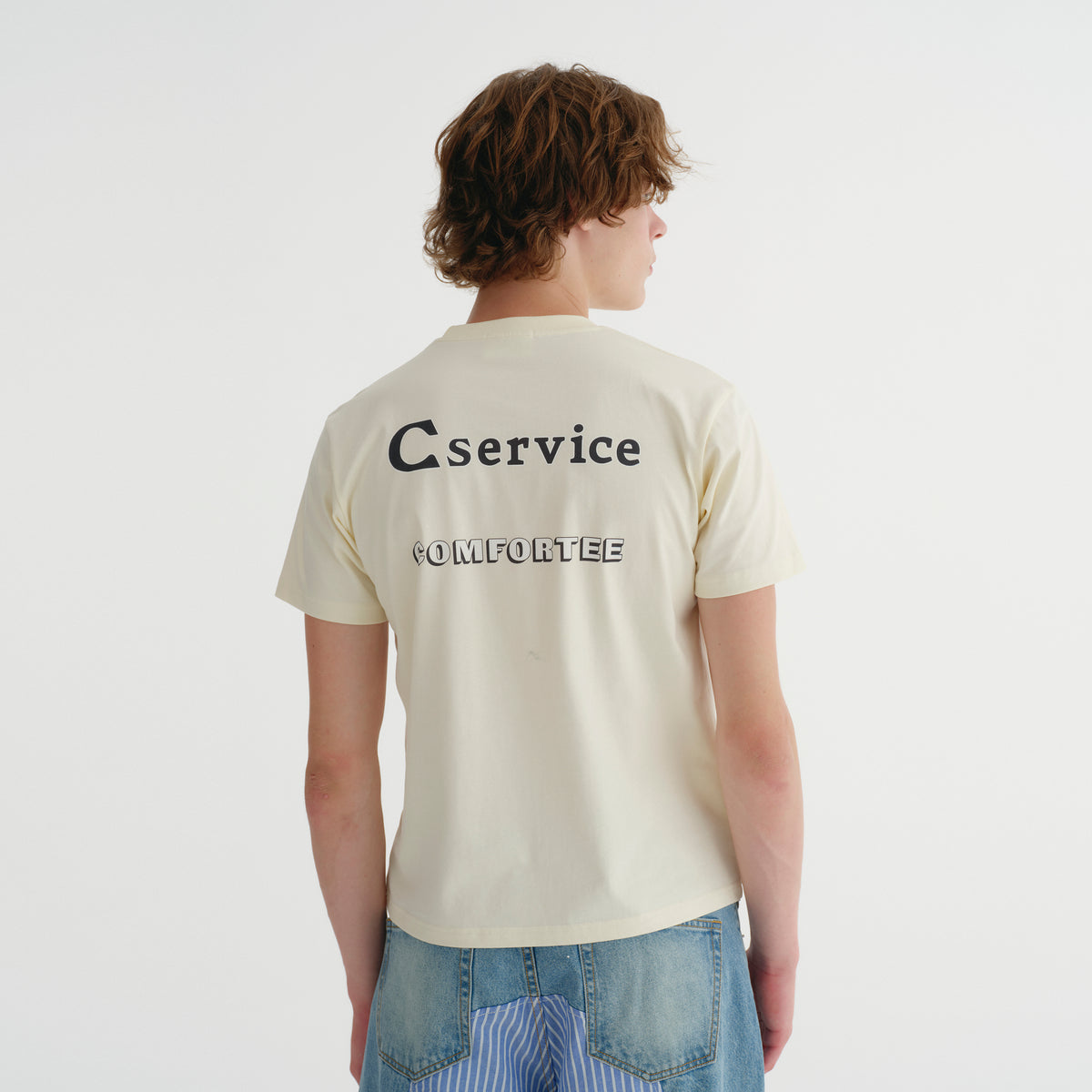 HARRY TEE CREAM (FIRM COTTON)