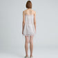 SQUARE SATIN MINI DRESS (OFF WHITE)