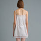 SQUARE SATIN MINI DRESS (OFF WHITE)