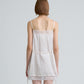 SQUARE SATIN MINI DRESS (OFF WHITE)