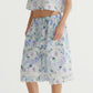 BLUE FLORAL BERMUDA SHORTS