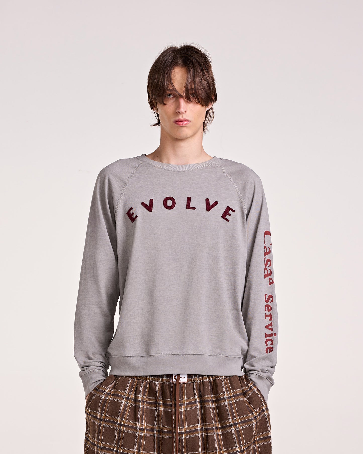 EVOLVE RAGLAN TOP (GREY)