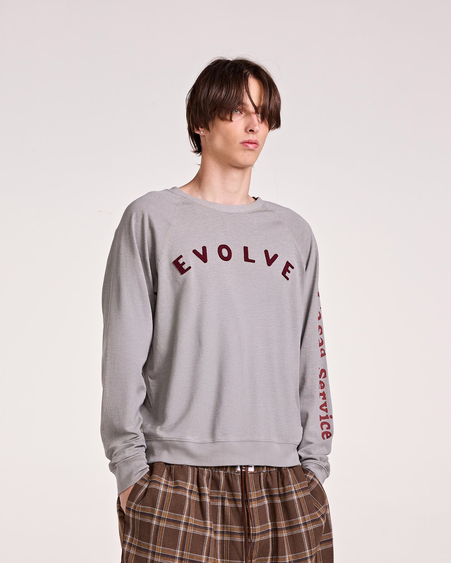 EVOLVE RAGLAN TOP (GREY)