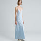C BELLA SATIN MAXI DRESS (BLUE)