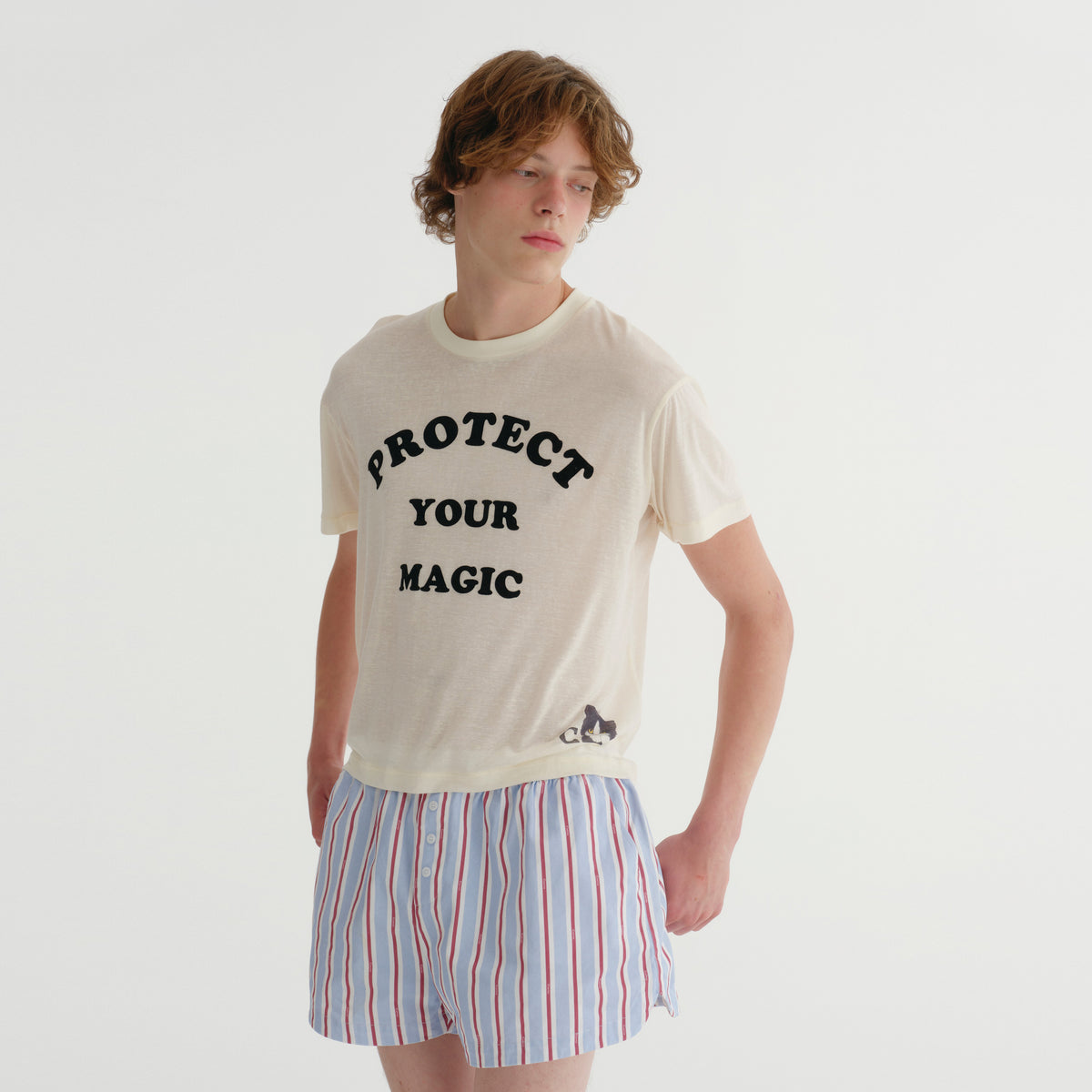 HARRY TEE CREAM (LIGHTWEIGHT)