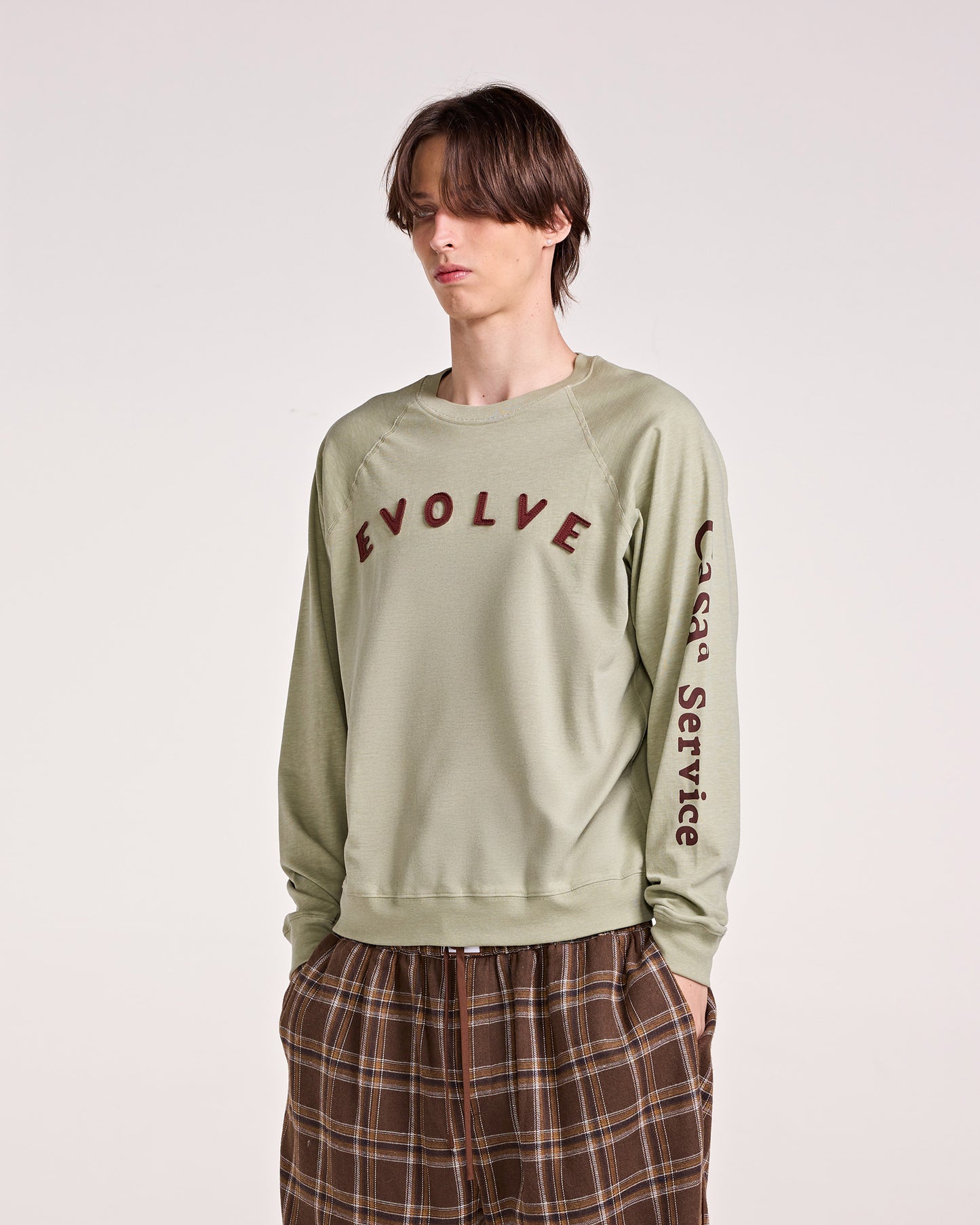 EVOLVE RAGLAN TOP (GREEN)