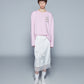 MIDI SATIN SKIRT (OFF WHITE)