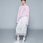 MIDI SATIN SKIRT (OFF WHITE)