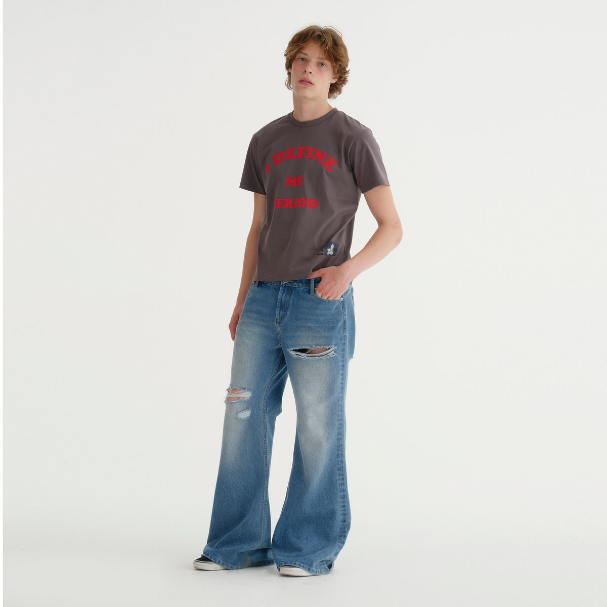 HARRY TEE GREY (FIRM COTTON)