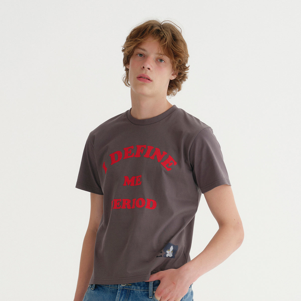 HARRY TEE GREY (FIRM COTTON)