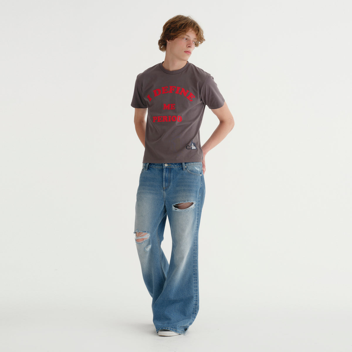 HARRY TEE GREY (FIRM COTTON)