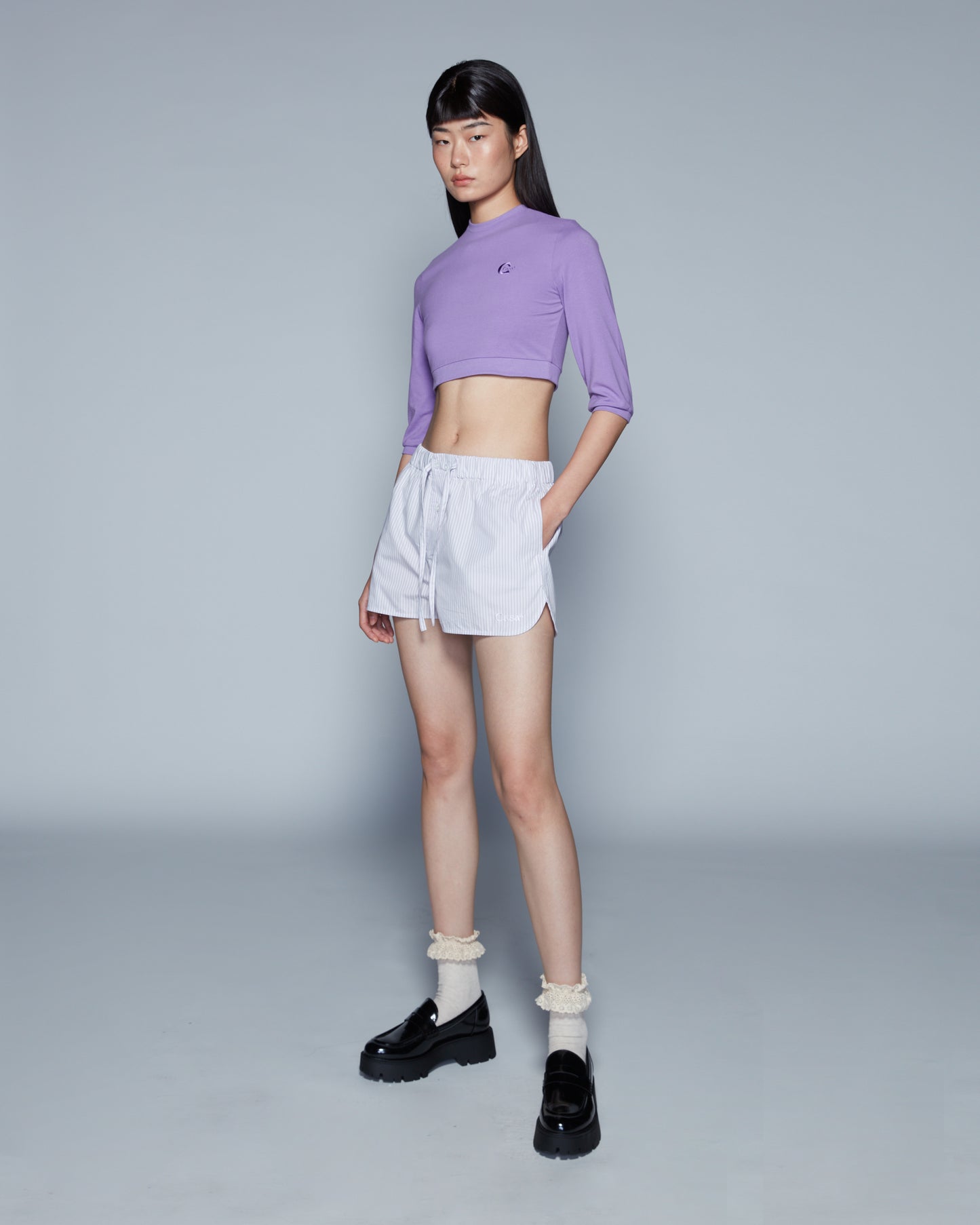 STRIPE PJ SHORTS