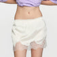 SATIN SKORT (OFF WHITE)